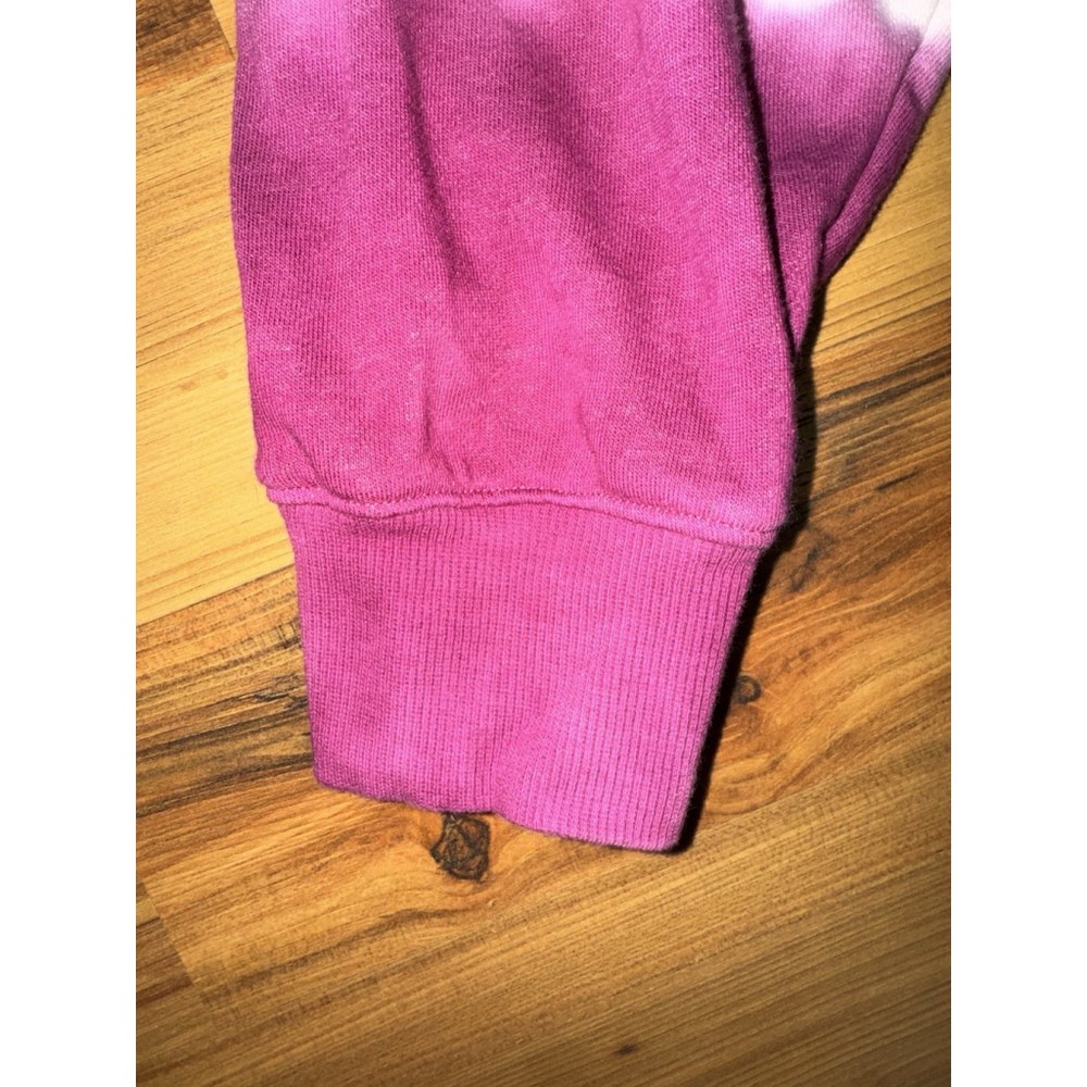 Wildfox Tie Dye Hoodie XL Pink French Terry Relaxed Oversized Lounge - Picture 10 of 11